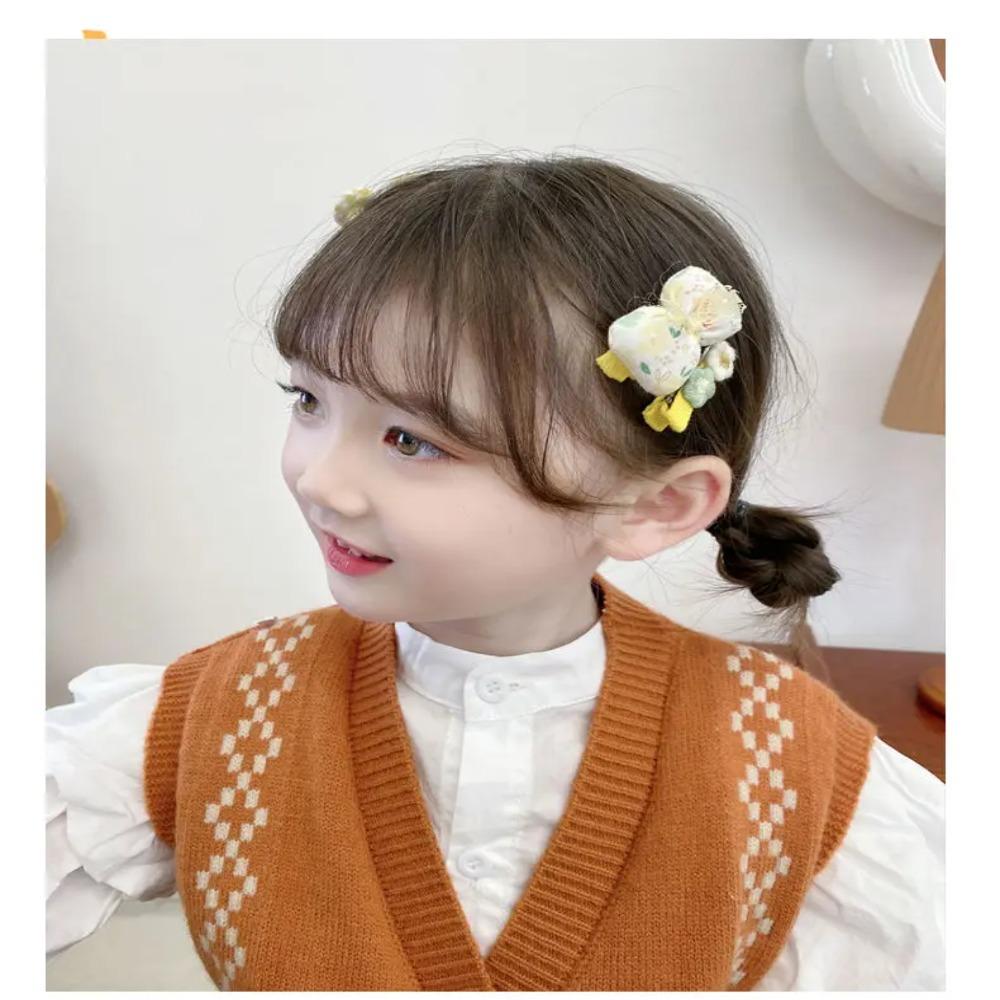 

5 Pcs /set Cartoon Headdress Flower Hair Clip Fashion Headwear Children