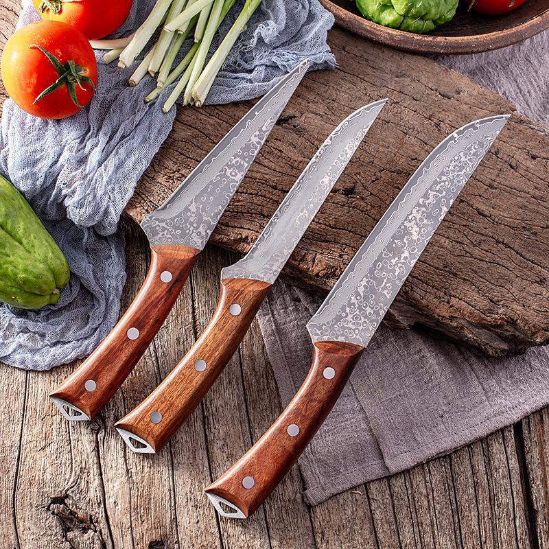 Damascus Steel VG10 Bone Cutting Knife 67 Layers of High Carbon Steel Forged From The Cutting Knife Meat and Fish Cutting Knife