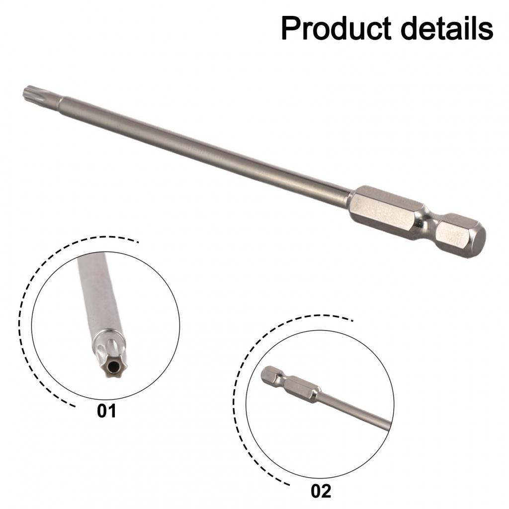 Effective 100mm Hollow Torx Screwdriver Bit for Perfect Screw Placement
