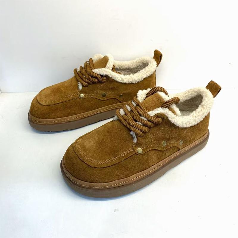 

Cotton Shoes Flats Suede Fashion Women s Sport Shoes Winter Casual Snow Boots New Walking Lace Up Dress Ladies Boots 40