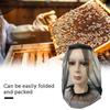 Insect Net Cap Flat-top Solid Color Breathable Free Size Outdoor Mothproof Hiking Fishing Pest Bug Hat Headgear