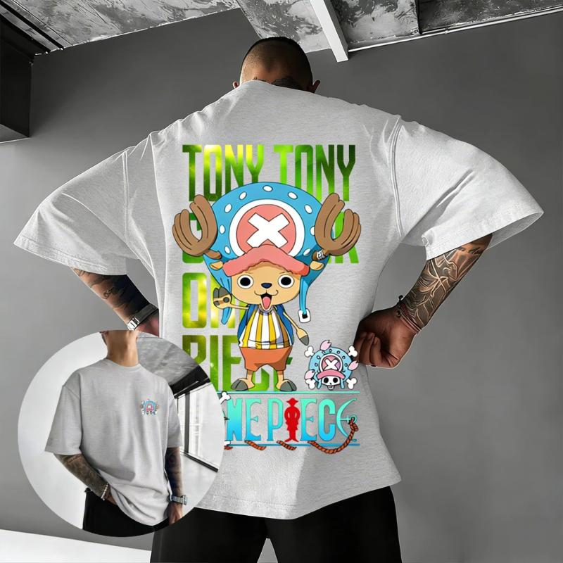 Unisex One Piece Skull Anime Print T Shirt Men Women Cotton Short Sleeve Tee Summer 2026 Streetwear Casual Tops Graphic Tee Y2k