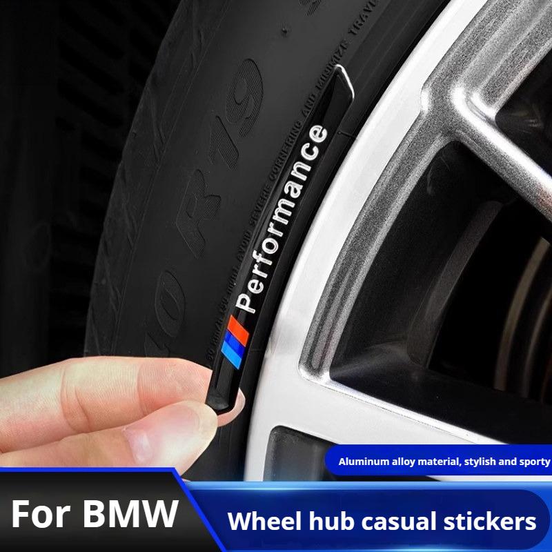 AAAQE1 2026 New 4PCS Car Sticker Brak Caliper Vinyl Decal for BMW M Power X1 X3 X4 X5 X6 E30 E38 E39 E46 E60 E61 E90E70 E83 X5 F45 G60