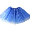 Colorful Elastic Band Gauze Adult Women Short Ballet DancingSkirt Costume