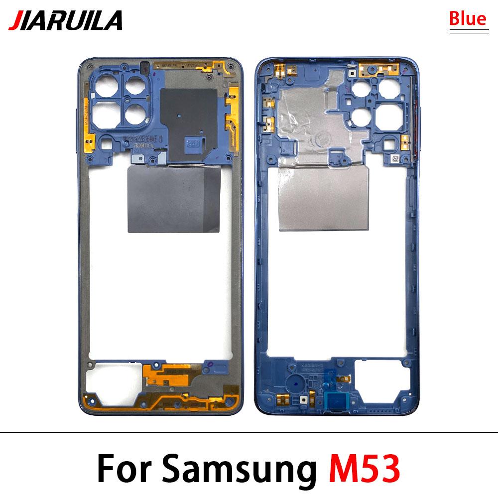 NEW Middle Frame Holder Housing Replacement Repair Parts For Samsung M23 M52 M53 5G M236B M536 M51 M62 F62
