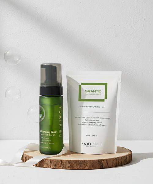 [SET] Grante Daily Mild Acidic Cleansing Foam 160ml + Refill 160ml