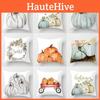 Super Soft Fall Halloween Pumpkin Pillow Case For Cozy Home And Sofa Decor