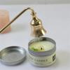 Vintage Bell Shaped Candle Wick Trimmer Long Handle Turn Off Extinguisher Flame Snuffer Wick Cover SPA Hotel