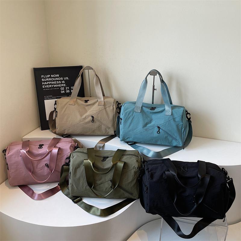 Women's Large Capacity Tote Bag Student Class Shoulder Bag Commuter Travel Bag Storage Bag