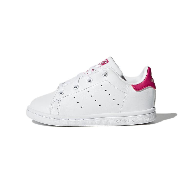 Adidas Originals STAN SMITH I Abrasion Resistant Abrasion Resistant Low top Toddler Shoes White Red Infant And Toddler BB2999