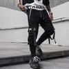 Summer Hip Hop Joggers Harem Pants Multi-pocket Ribbons Man Sweatpants Streetwear Casual Mens Pants