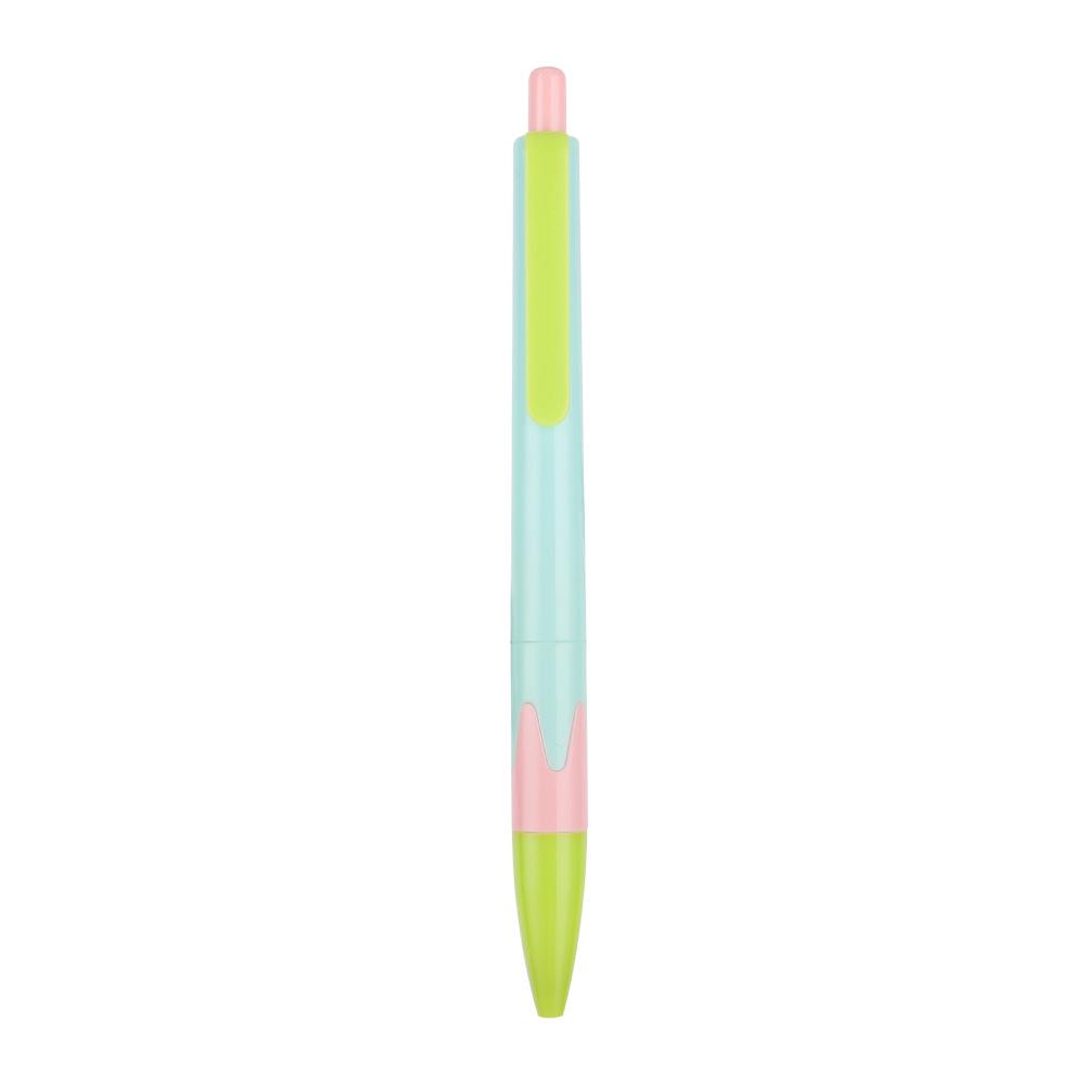 Dopamine Color Block Ballpoint Pen - Student Gift & Creative Office Signing Pen