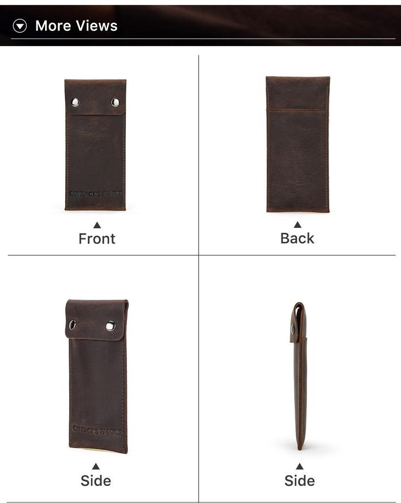 Genuine Leather Protective Case for Apple Watch - Universal Mad Horse Leather