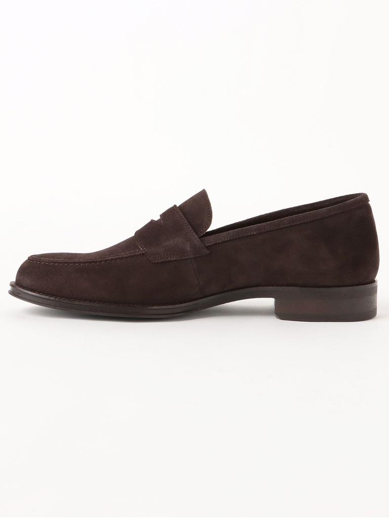 [BEAMS HART] Leather Shoes Penny Loafers Men's BROWN_SUEDE 7.5 413200411599020