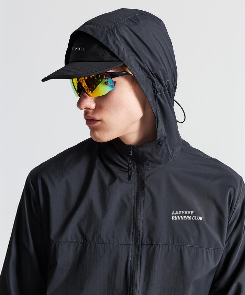 Lazybee Ultralight Packable Air Glide Reflect Windbreaker Jacket W Black