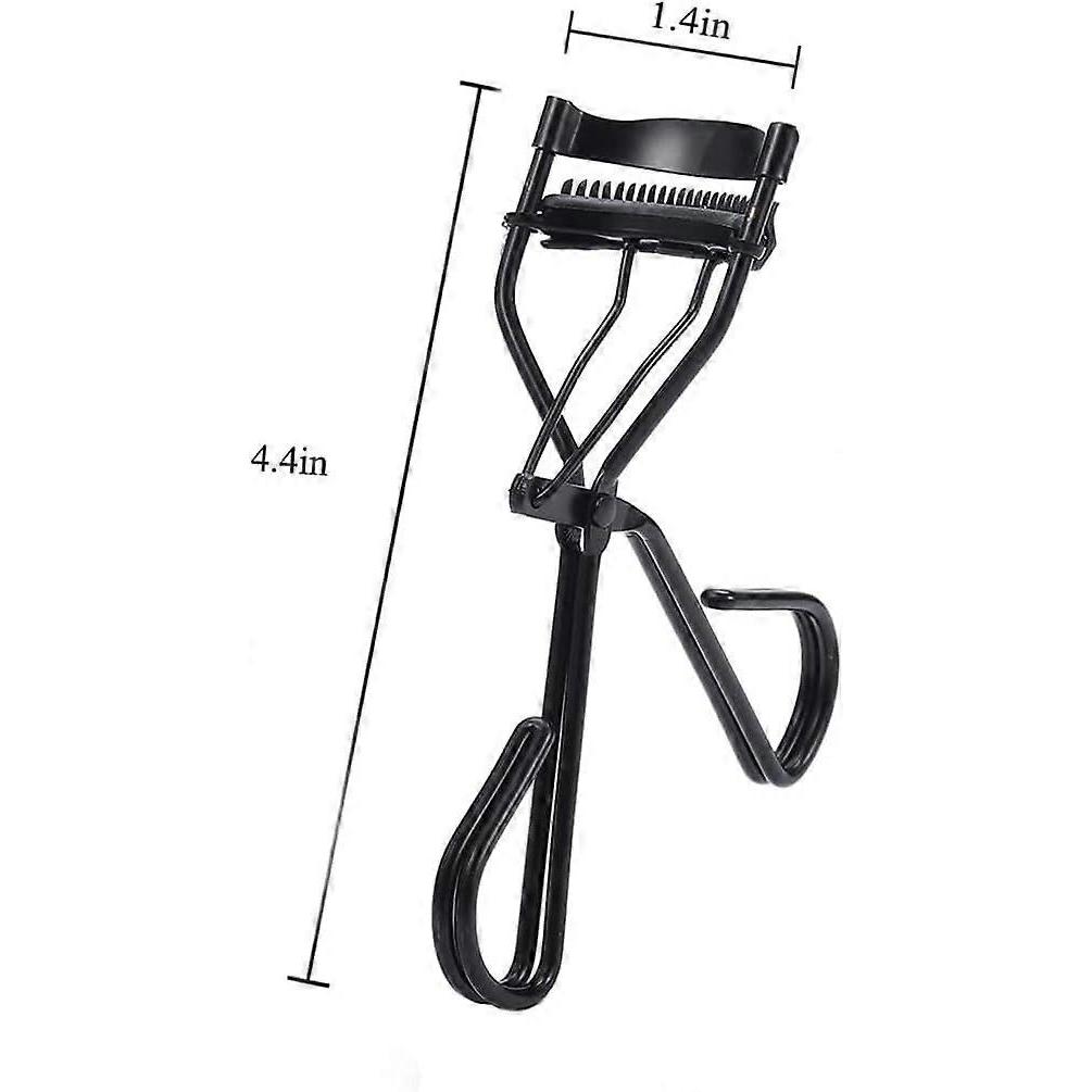 Eyelash Curlers with Built-in Comb Beauty Eyelashes Curlers Eyelash Cliper with 2 Replacement Silicone Refill Pads Premium Lash Curler Makeup Tool fo