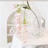 108CM Artificial Wisteria Flowers Green Color Silk Material Fake Floral Plants Ceiling Decoration String Arrangement