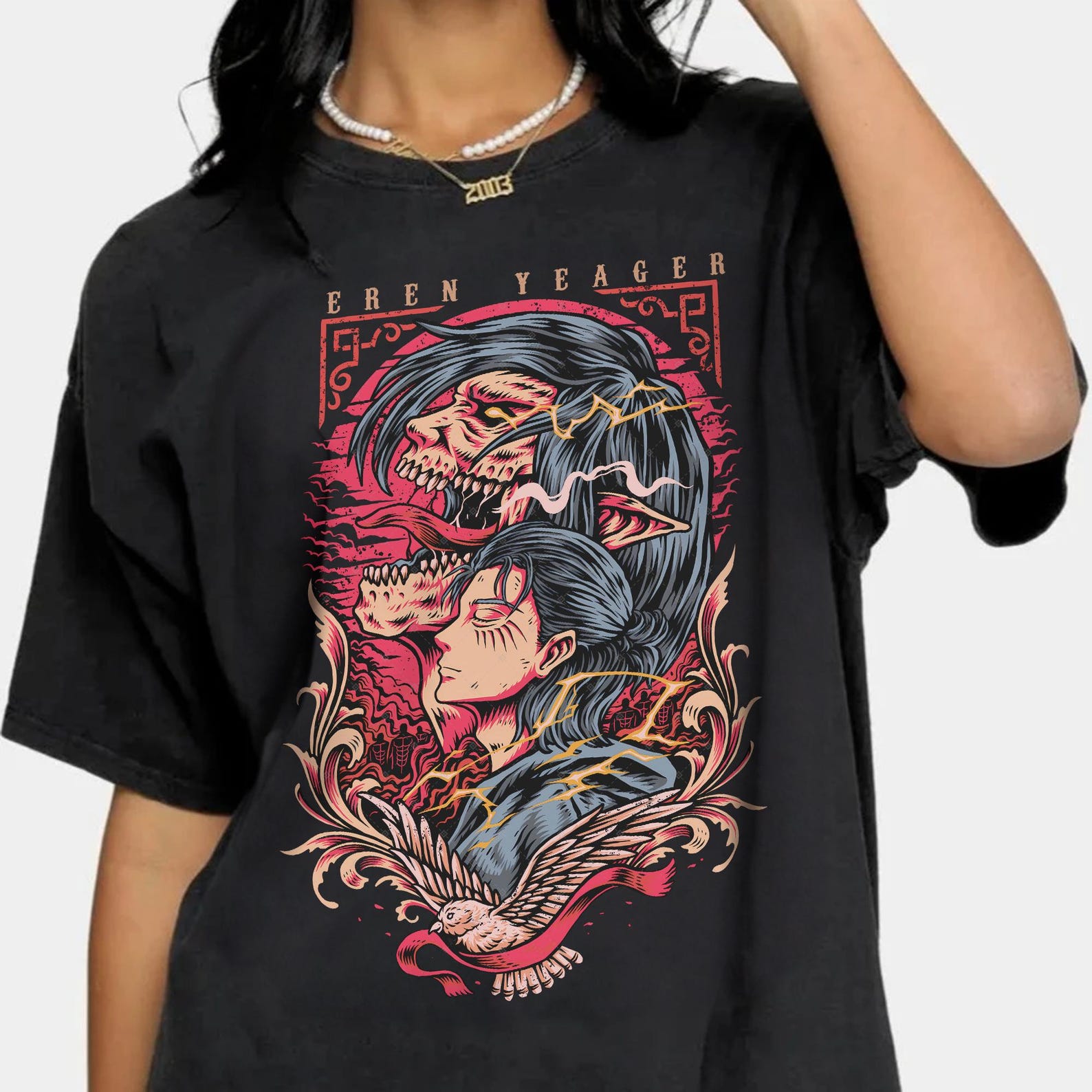 Attack On Titan Fashion Tees, Eren Yeager Unisex Shirt, Eren Yeager AOT Anime T shirt, Attack Titan Unisex Shirt, Eren Yeager Aot SweaT shirt 4XL