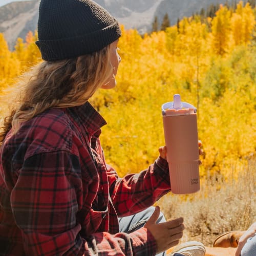 BOTTLE BOTTLE Tumbler with Lid, Spill-Proof, 800ml, Straw-Free, Direct Drinking, Coffee, Large Capacity, Water Bottle, Thermos, Insulates Hot or Cold