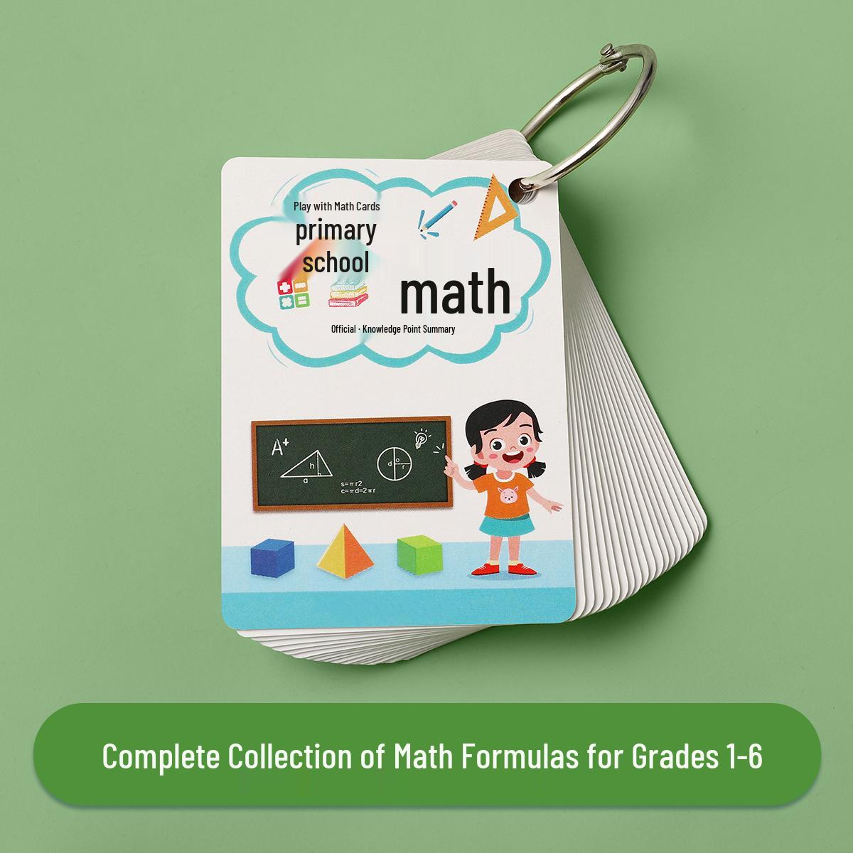 First Grade Math Flashcards: Addition, Subtraction, and Multiplication Table