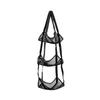 3/4 Tier Mesh Hanging Ball Storage Bag Wall Mount Sports Organizer for Basketball Football Volleyball Doll Toys Playroom Garage