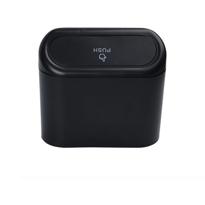 Hanging Car Trash Can Vehicle Garbage Dust Organizer Dust Case Storage Box Car Mini Pressing Trash Bin Auto Interior Accessories