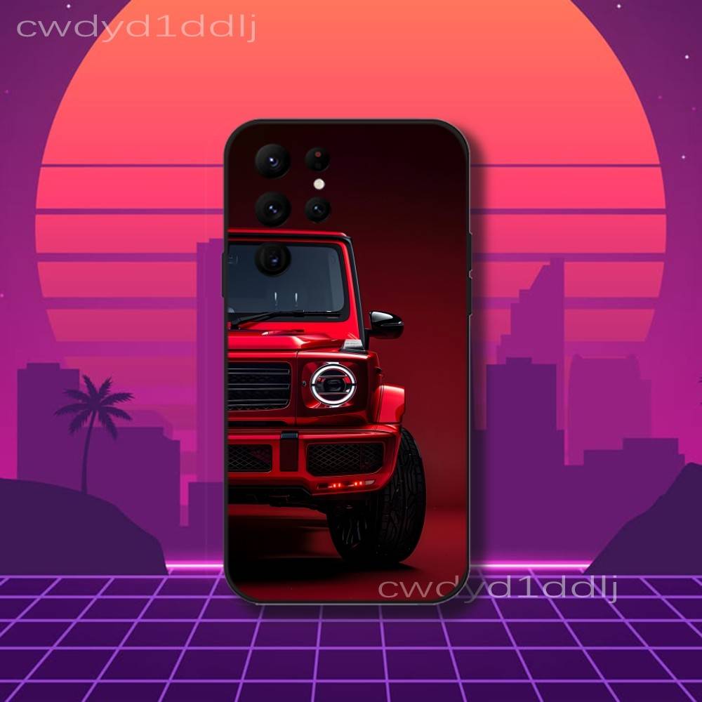 Car M-Mercedes-ES G Phone Case For Samsung S10,S21,FE,S21 ,S26,S25,S24,S23,Ultra,S9,S22,Plus Black Shell Cover