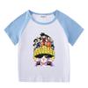 Children's Color Block Summer Sports Set: Hot Pants & Short Sleeve T-shirt for Boys and Girls