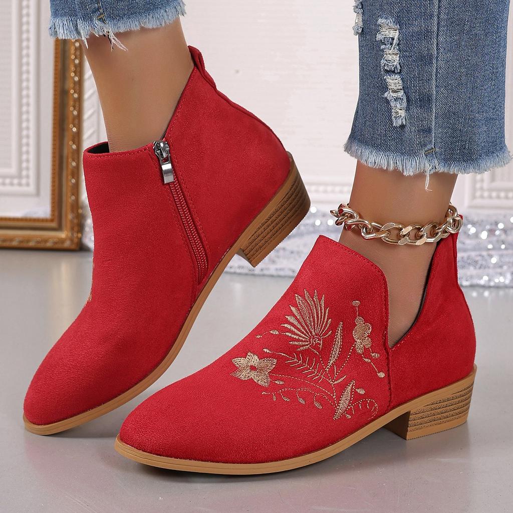 Women High Heel Ankle Boots Autumn Winter Booties Woman 2024 Fashion New Lady Shoes Brown Black Short Boot Female Botas De Mujer