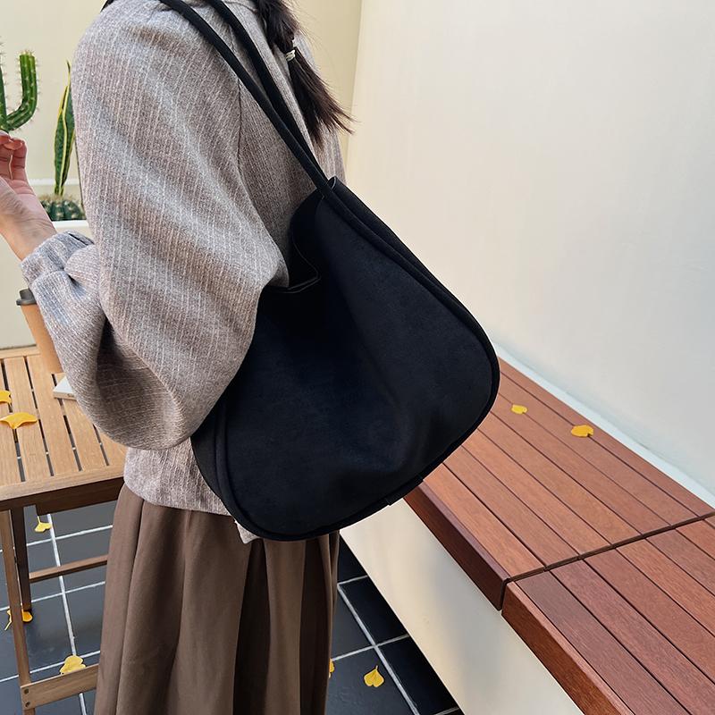 Large-capacity Soft Leather Bag Women's New Foreign-style Texture Shoulder Underarm Bag Tote Bag Women's Bag