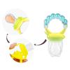 1 stks vers fruit fopspeen siliconen tepelhouder grappige rammelaar babyfopspenen voedsel feeder tepels