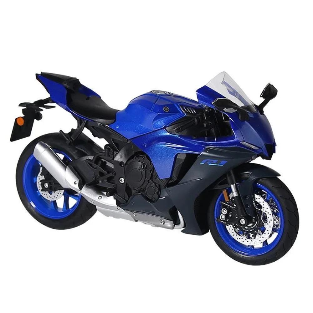 1:12 Yamaha YZFR1 Alloy Die Cast Motorcycle Model Toy Vehicle Collection Sound and Light Off Road Autocycle Boy Toys Car