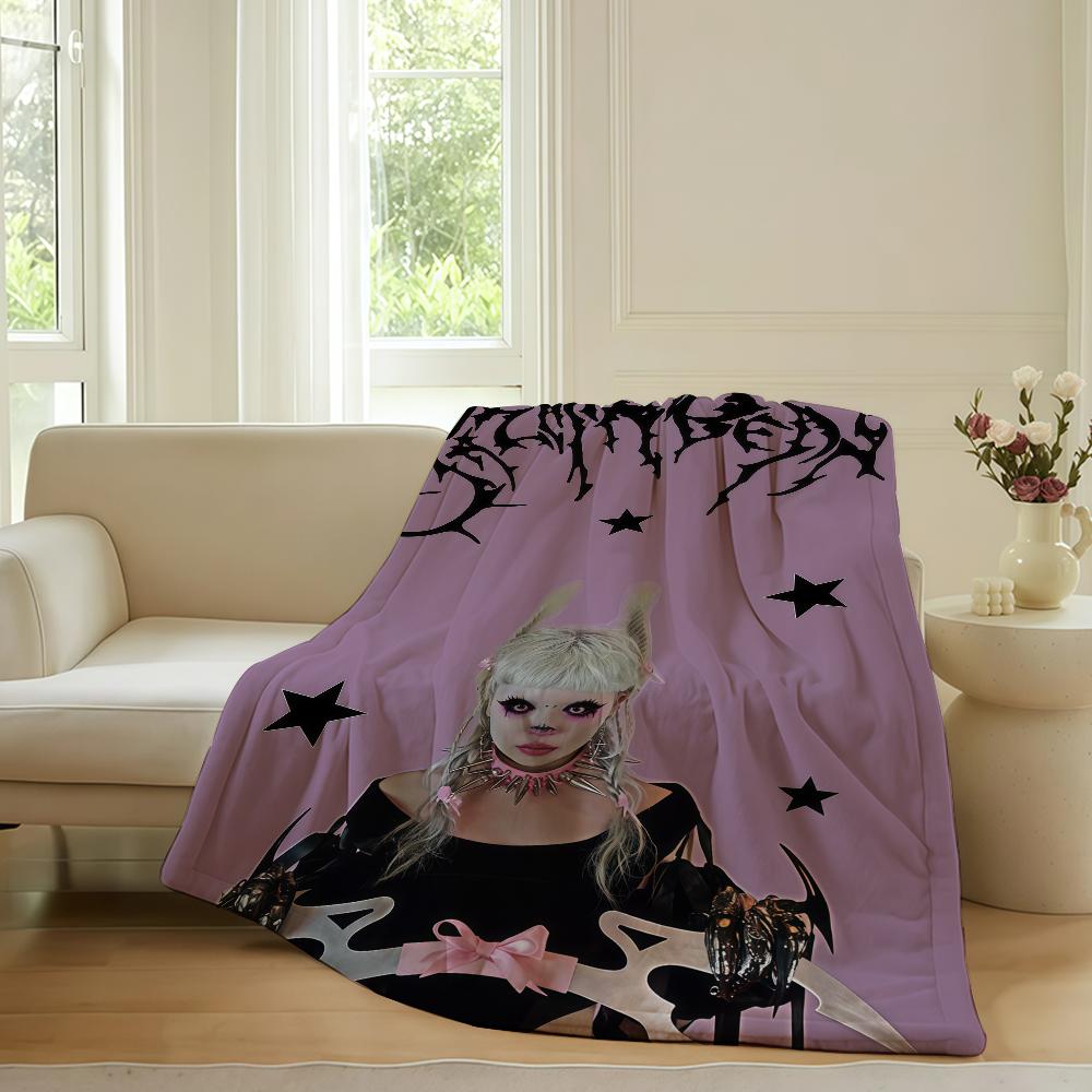 English singer Jazmin Bean Blanket For Sofa Office Bed Plane Travel Sleep Read Relax Camping Soft And Warm 30x40in