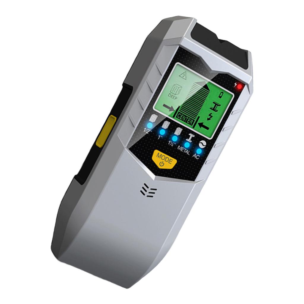 Reliable Wall Detection Device 5 in 1 Wall Scanner for Studs and Metal Detection with LCD Display and Sound Alert