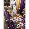 Purple Silver Confetti/Purple Birthday Party Decorations Centerpiece Table Party Decorations/Engagement Baby Shower/Wedding Purple Graduation 2025