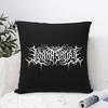 Lorna Shore Logo In White Square Pillowcase Cushion Cover Pillow Case Throw Pillow Cover for Home Bedroom Car