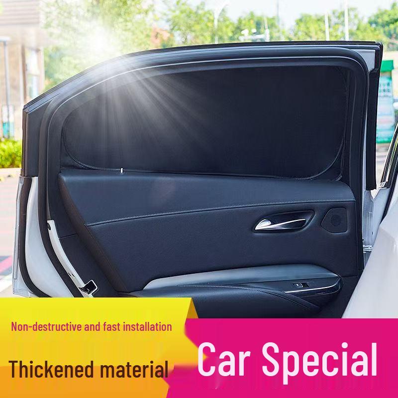 Jiangling Motors Sunshade: Thickened Anti-Peeping Side Window Blackout Board for Outdoor Camping