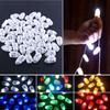 Vibrant Led Balloon Lights For Parties And Events Bullet Head Shaped 10pcs Pack