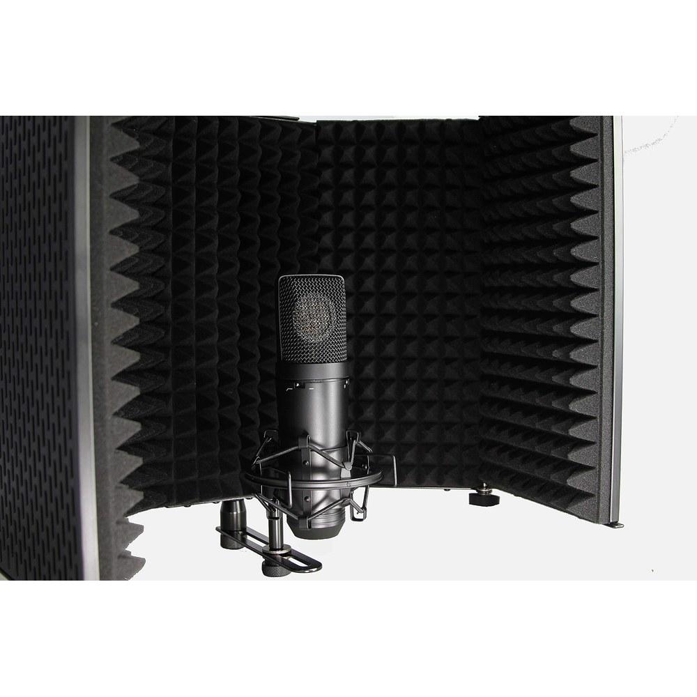 TASCAM TM-AR1 Acoustic Absorption Material Acoustic Control Filter Vocal Guitar Wind Instruments Narration Recording Microphone Stand Mount