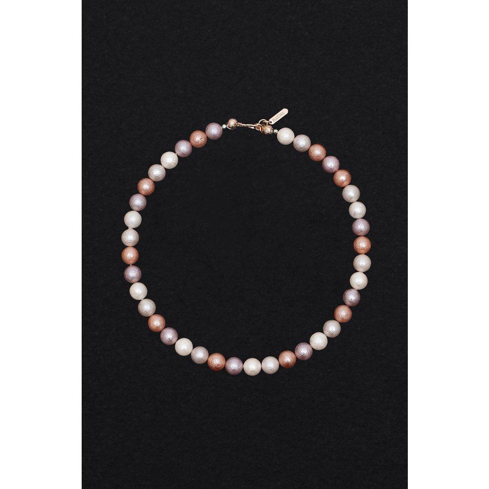 [Hazina] 10Mm Multi Pink Pearl Necklace