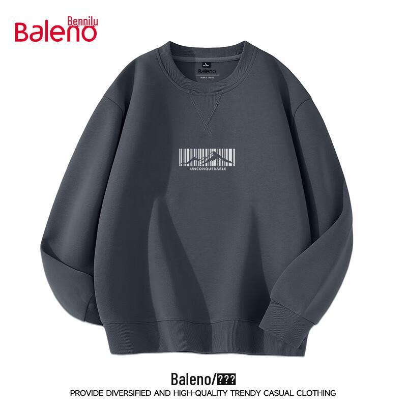 Baleno Men's Heavyweight Knit Crewneck Sweatshirt