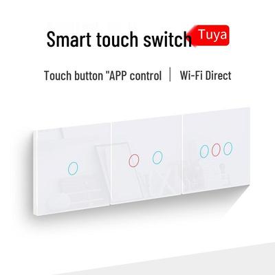 Graffiti WiFi Smart Switch with Single/Zero Fire, RF433, Alexa Timer, & Touch Control