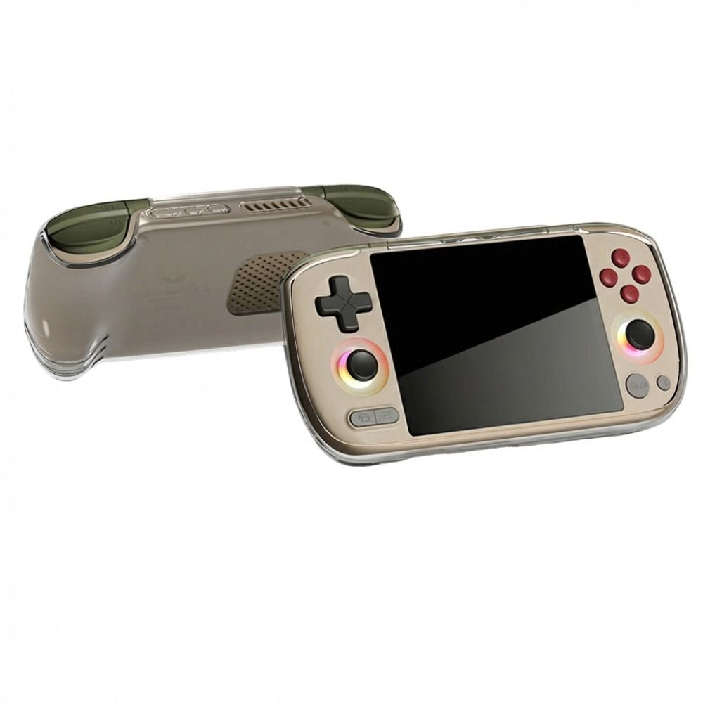 Transparent Handheld Game Console Case TPU Shockproof Protective Cover Ergonomic Anti Slip Host Shell for AYANEO Pocket AIR Mini
