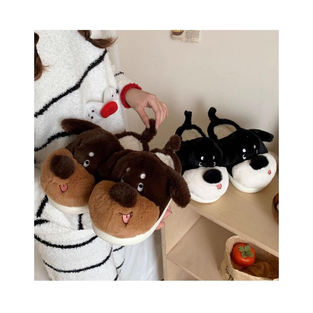 Mao Mao Shoes, Couple Slippers, Comfortable, Soft Soled Shoes, Casual Shoes, Home Slippers, Cotton Slippers