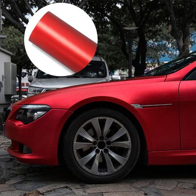 Car Wrap Stickers Color Change Ice Film Red Satin Matte Chrome Metallic Bubble Free Sticker Vinyl Film Wrapping Car Accessories