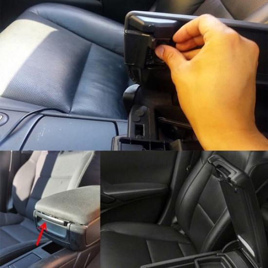 OEM Center Console Armrest Replace Lid For Latch Acura Black Lock RDX 2013-2018