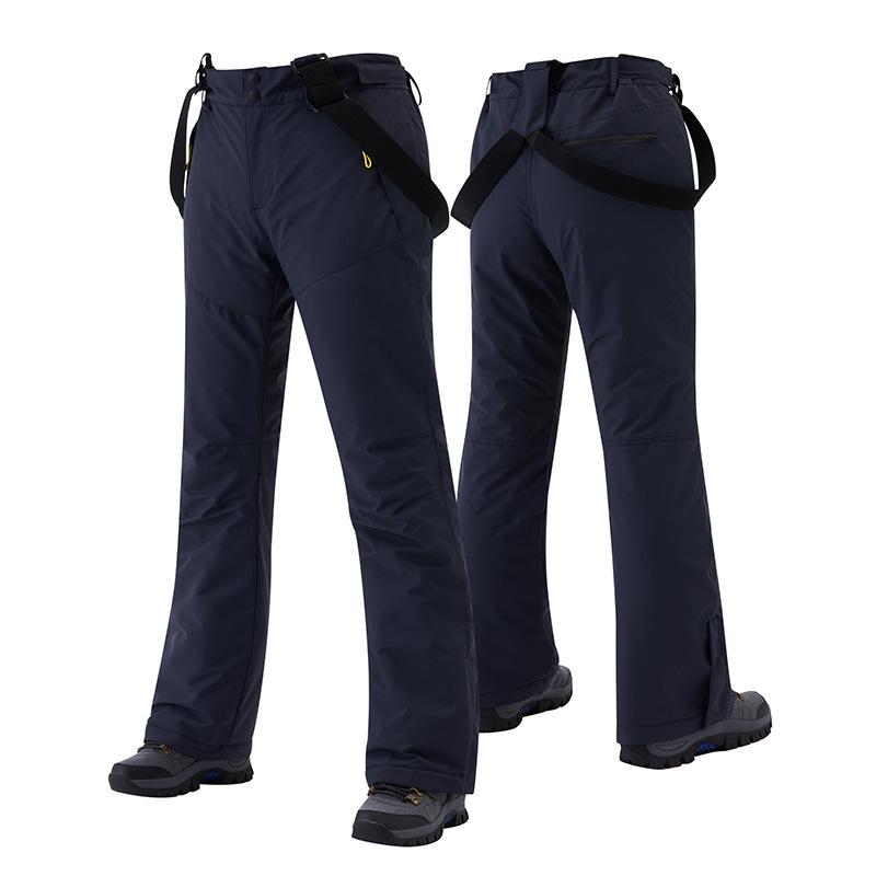 Unisex Winter Ski Pants: Warm, Thick, Windproof, Waterproof for Alpine Skiing & Snowboarding