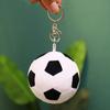 Unique Plush Football/Basketball Charm Keychains Simple Pendant Car Keyring Backpack Decoration Jewelry for Women Men