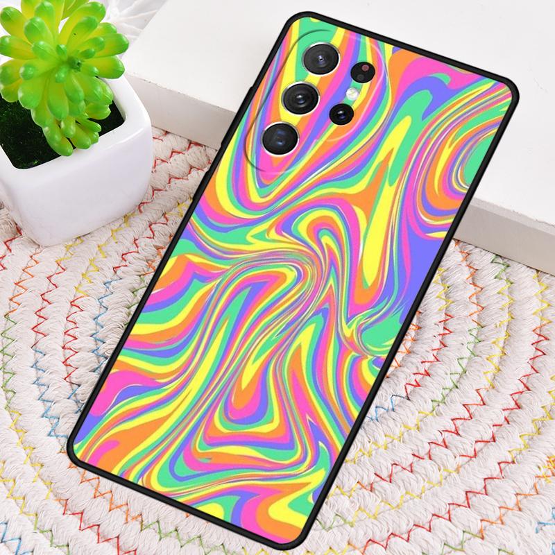 Trippy Pastel Color TPU Phone Case For Samsung Galaxy note 10 pro S26 S25 S24 S23 S22 Ultra Plus S21 FE S20 Shockproof Cover