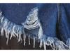 Plus-Size Ripped Button-Down Denim Shorts - Korean Style Wide-Leg Summer Hot Pants with Frayed Hem